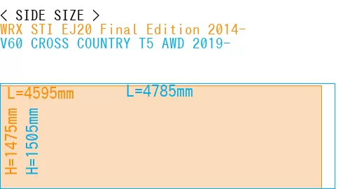 #WRX STI EJ20 Final Edition 2014- + V60 CROSS COUNTRY T5 AWD 2019-